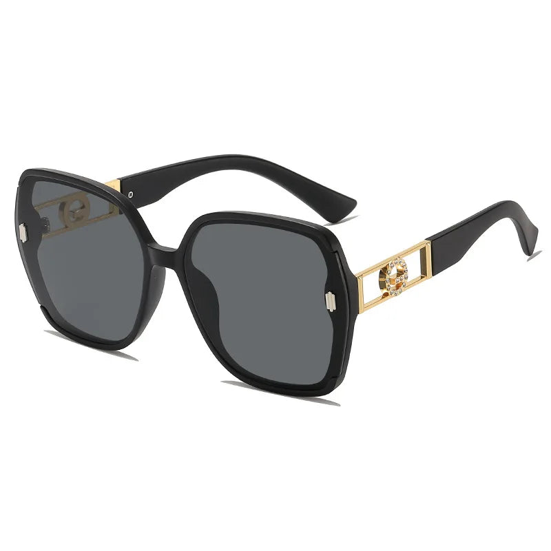 Fashion Square Frame Sunglasses Anti-UV Travel Accessories Popular Sunglasses Beach Eye Protection Shades Glasses Summer Decor