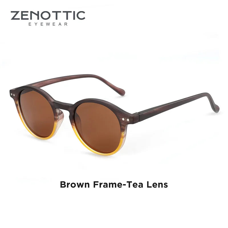 ZENOTTIC Retro Circular Polarized Sunglasses 2026.