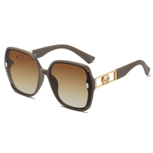 Fashion Square Frame Sunglasses Anti-UV Travel Accessories Popular Sunglasses Beach Eye Protection Shades Glasses Summer Decor