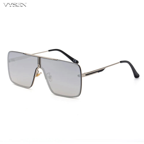 Fashion Oversized Square Sunglasses For Men Big Frame 2026 Luxury Brand Design Metal Frame Sun Glasses Man Retro Shades Eyewear